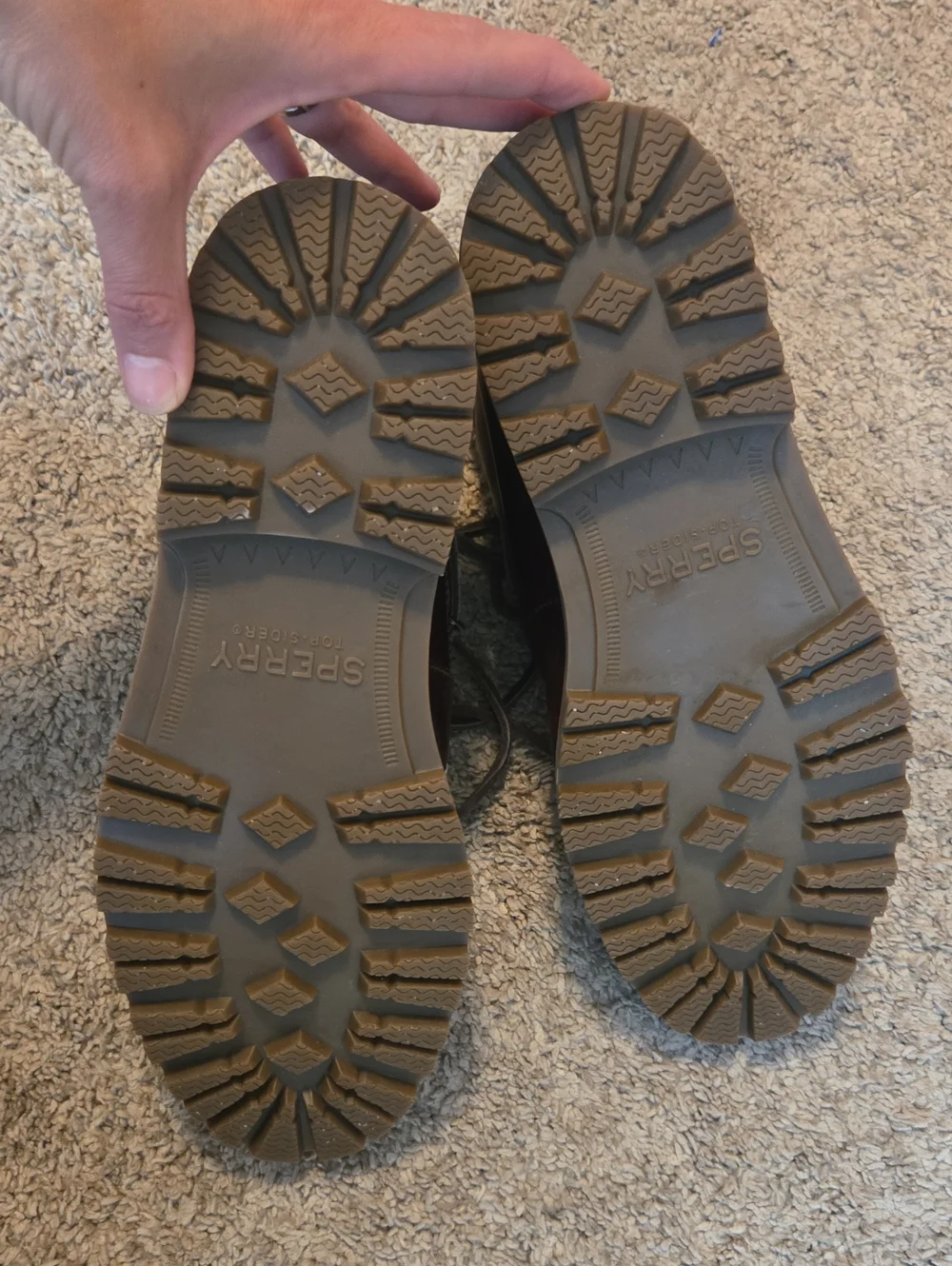 Men's Leather Sperry Boots